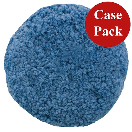 Rotary Blended Wool Buffing Pad - Blue Soft Polish -